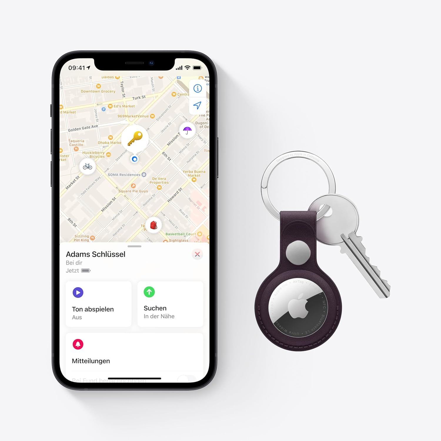 Apple AirTag (1. generacja) zestaw 4 szt. - Znajdź i miej swoje rzeczy