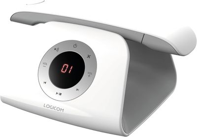 Logicom - Retro 2 DECT - Telefon bezprzewodowy z automatyczną sekretąr