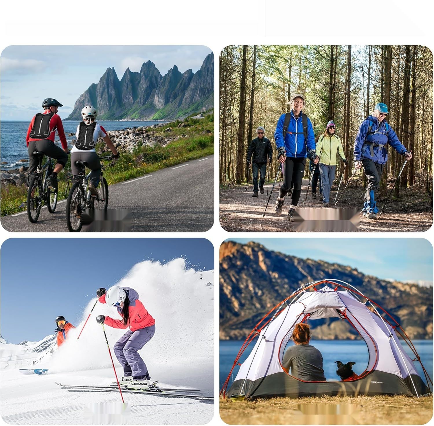 ONTYZZ Lekki mały plecak MTB do kolarstwa, biegania i sportu, wodoodop