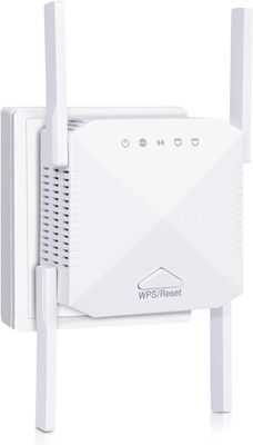 Wzmacniacz sygnału WiFi 1200 Mb/s zoeyzoey – repeater Dualband 2,4 / 5 GHz z WPS i portem LAN/WAN