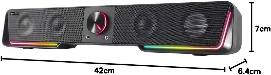 Speedlink GRAVITY RGB – soundbar stereo Bluetooth z podświetleniem RGB