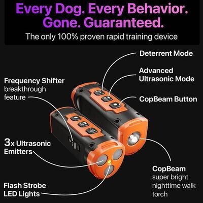 2023 Release Pet Dog Repeller Ultrasonic Dog