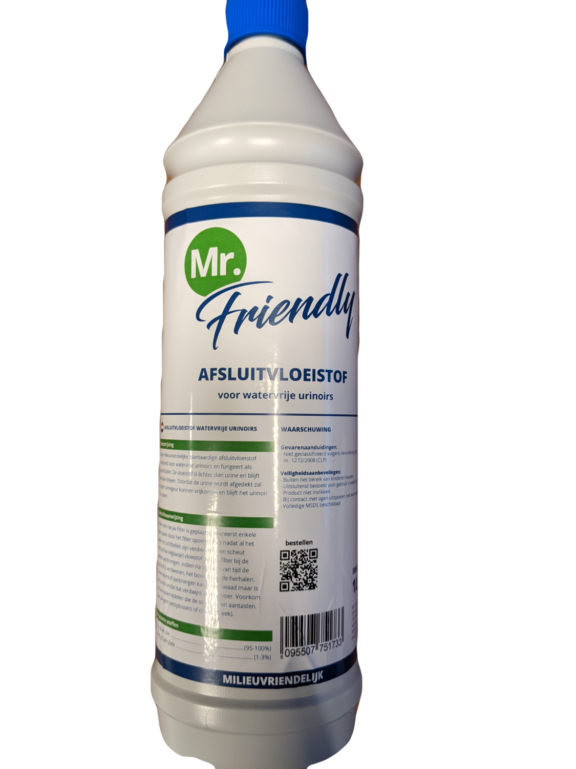 Liquid voor keramisch waterloos Mr.Friendly urinoir (1L)
