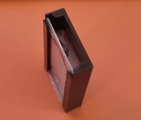 Geurstick houder kunststof (wit en zwart)