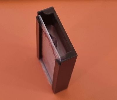 Geurstick houder kunststof (wit en zwart)