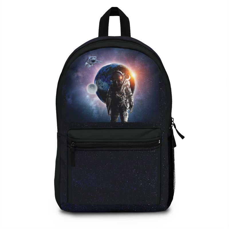Astronaut Backpack, Black and Star Background for school or fun. School Backpacks Outer Space. FREE Shipping. Back to school bags bag