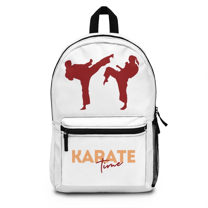 Karate Backpack, Karate Time Characters on White Pack, For school or fun.Color options available separately listed. FREE Shipping
