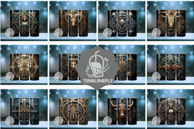 The Zodiac-20 oz Skinny Tumbler