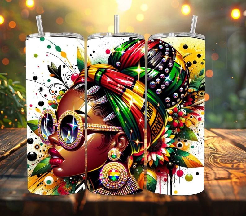 Juneteenth Beauty 20oz Tumbler