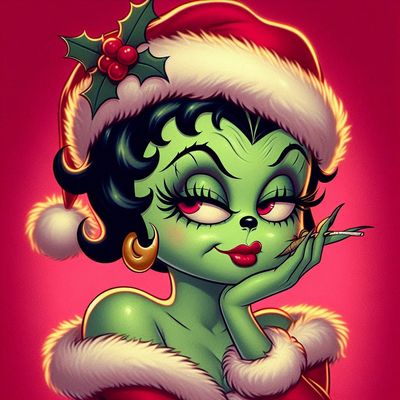 BeetyBoop Grinch Hoodie-Custom order