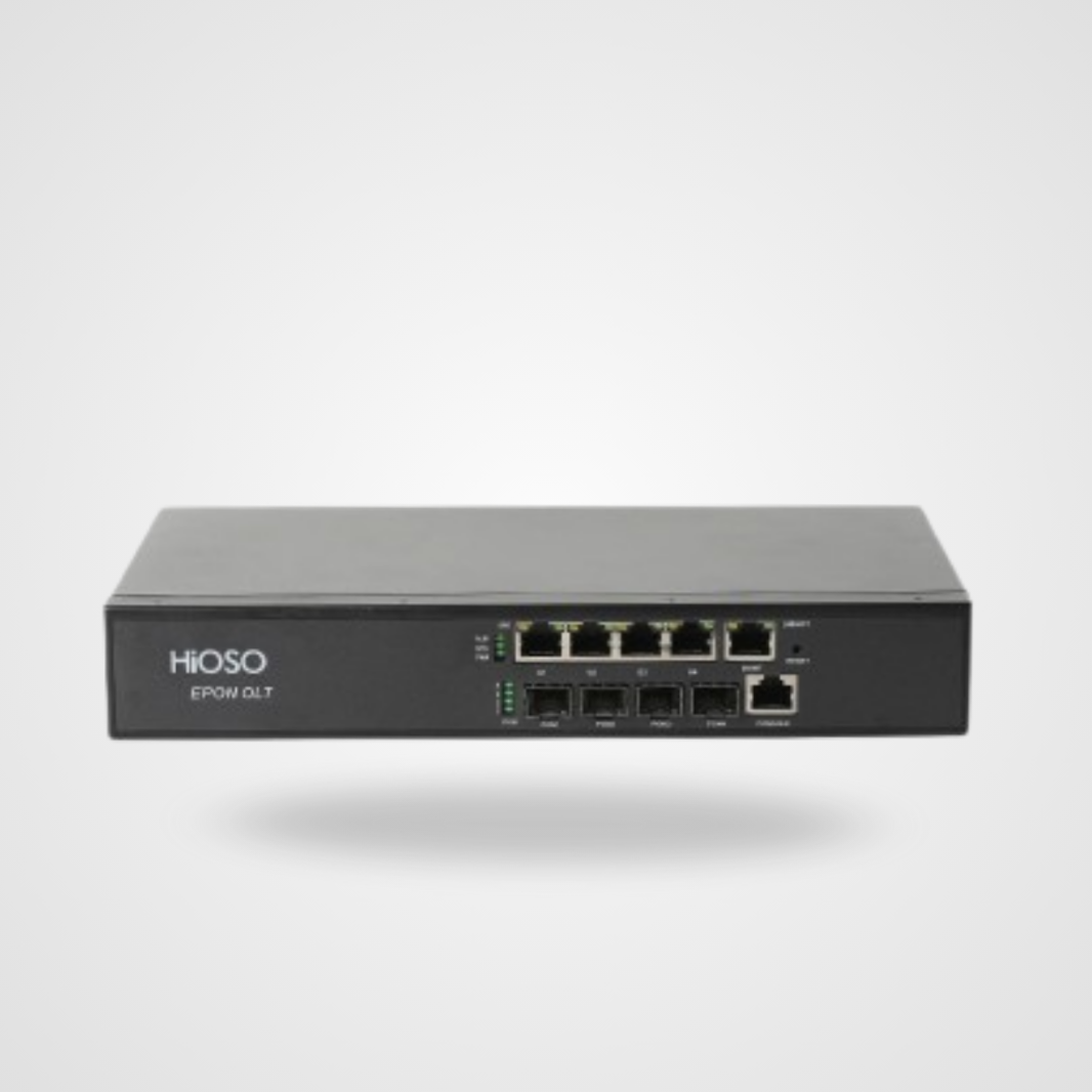 EPON OLT HA7004T-Equipo de fibra óptica 4pon olt para AC100--240V, WEB SNMP CLI, compatible con ZTE, EPON, XPON, onus