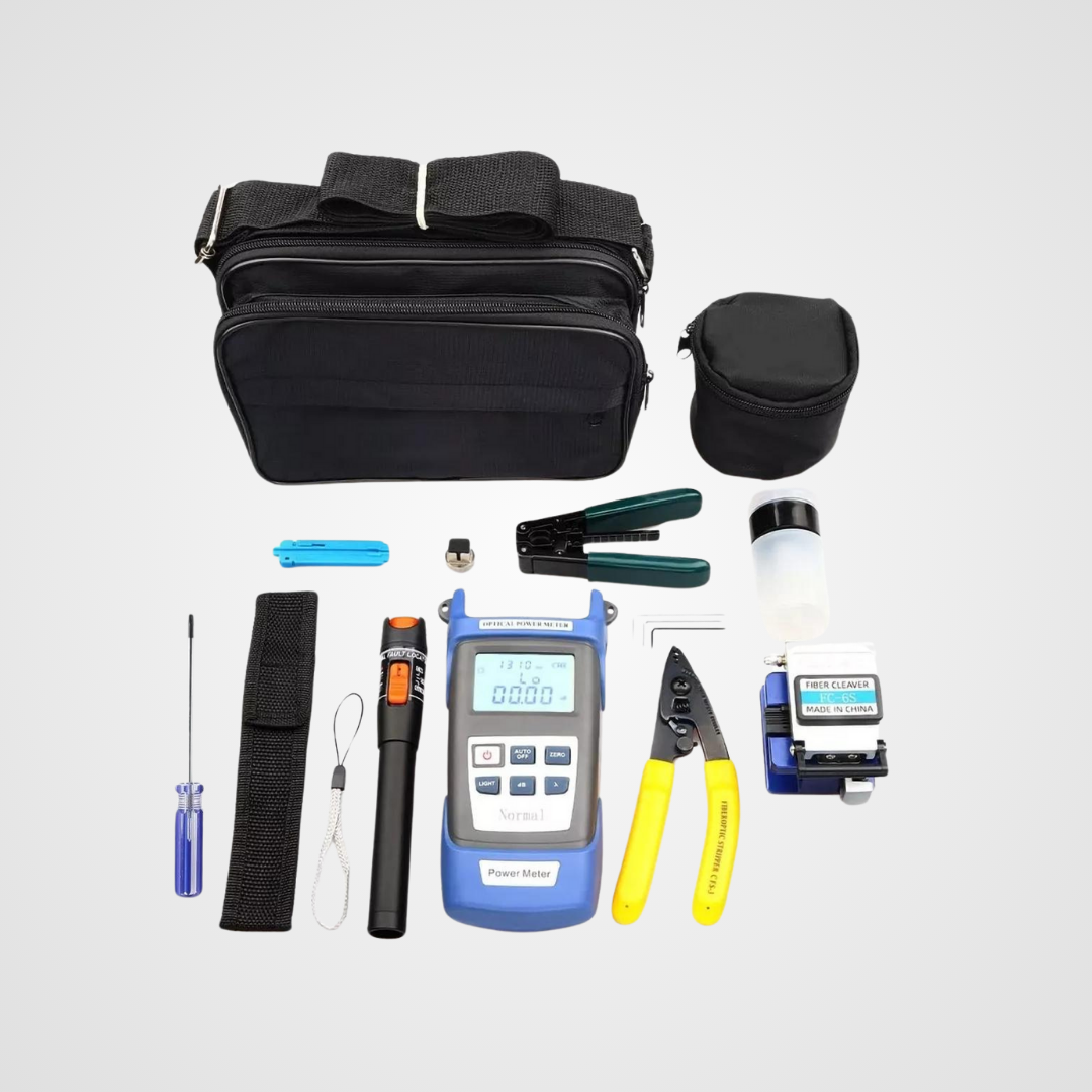 Kit De Herramientas Fibra Óptica Con Medidor de Potencia 10km