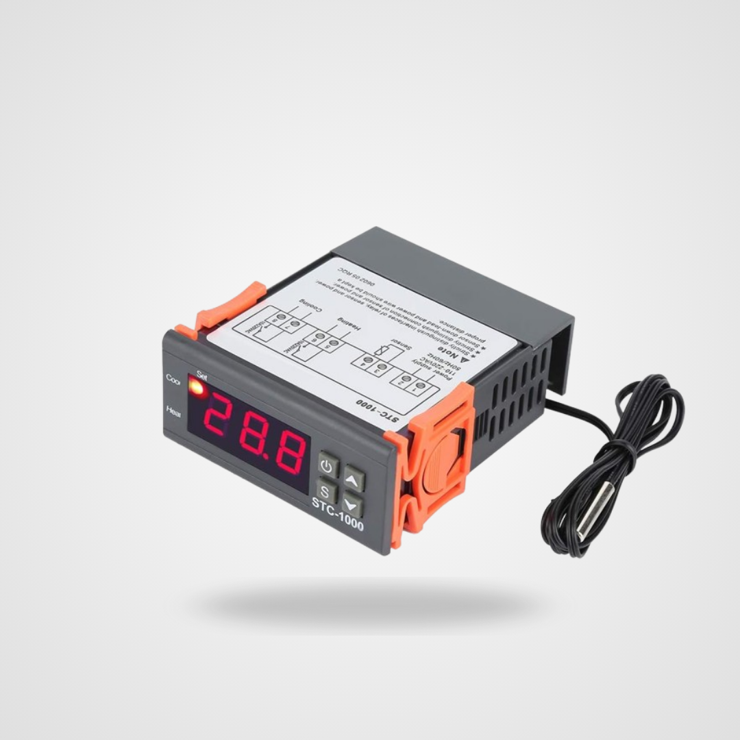 Termostato Digital STC-1000-Controlador De Temperatura, KRADIUM