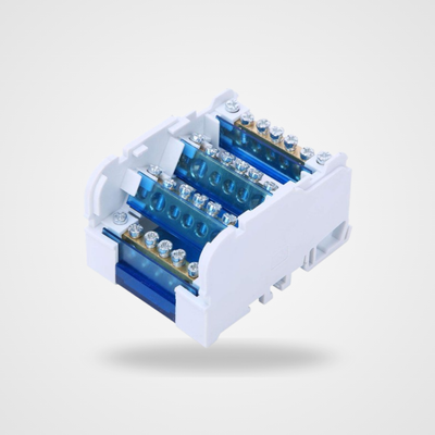 Caja de distribución de terminales din riel- Conector de bloque grande OEM