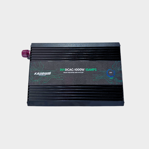 INVERSOR DE CORRIENTE Y CARGADOR DE BATERIAS 2 en 1- Inversor y UPS inteligente, 1000W, 24V, 15 ampers