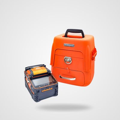 FUSIONADORA DE FIBRA Signal Fire AI-9 Fusionadora Fibra Optica de 6 motores Máquina de empalme de fibra óptica integrada OPM VFL