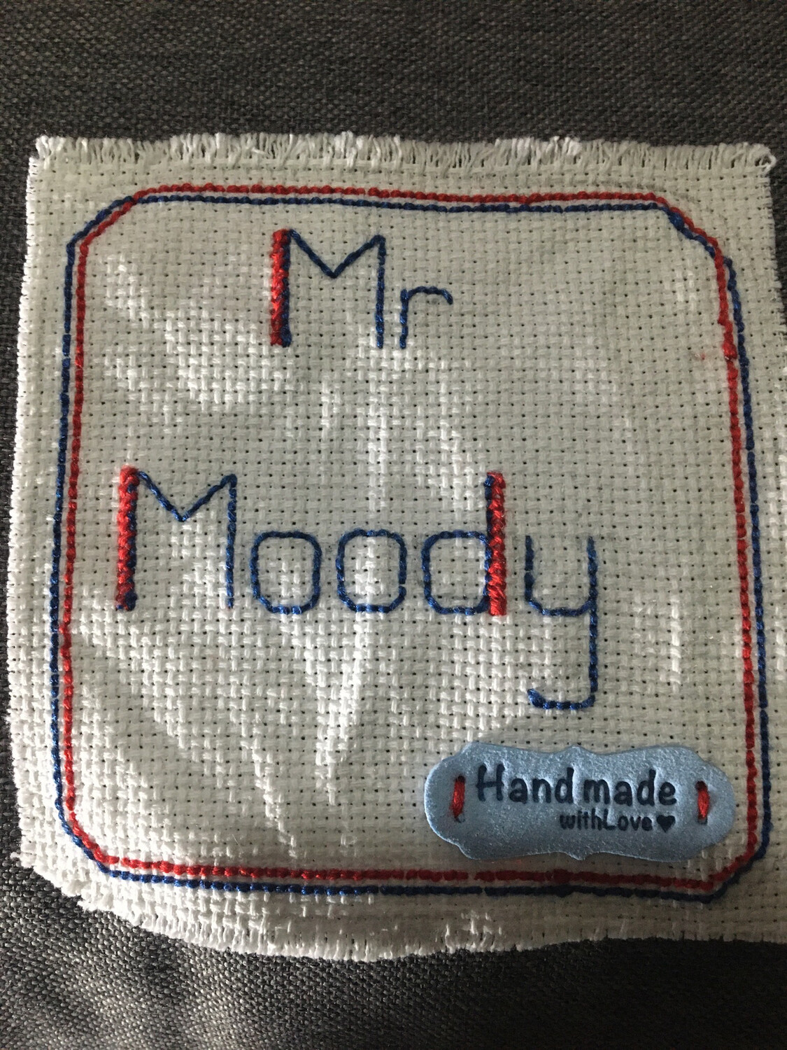 4*4 Cross Stitching Teacher Name