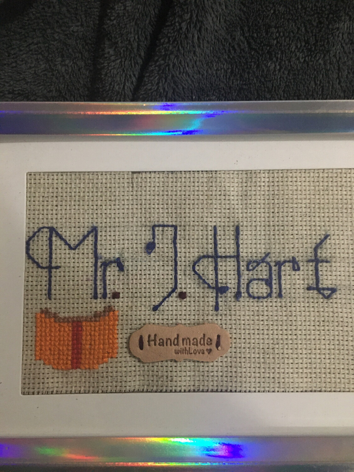 4*6 Cross Stitching Teacher Name
