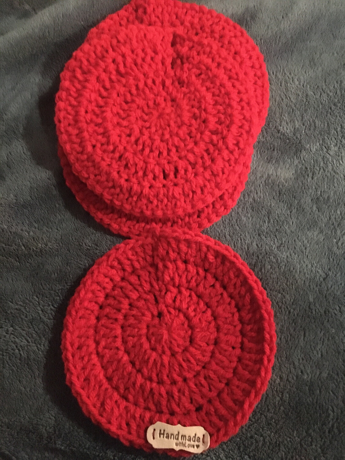 Circle Crochet Cup Coasters