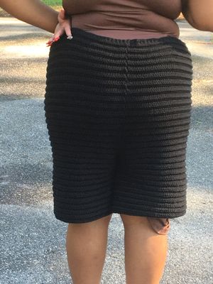 Handmade Men Crochet Shorts