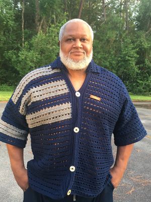 Crochet Man Favorite Team Colors Shirt