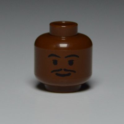 LEGO Star Wars Classic Lando Head (Old Brown)
