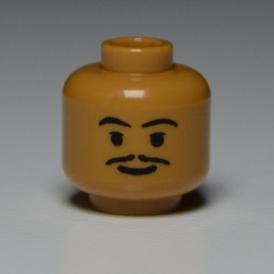 LEGO Star Wars Classic Lando Head (Medium Nougat)