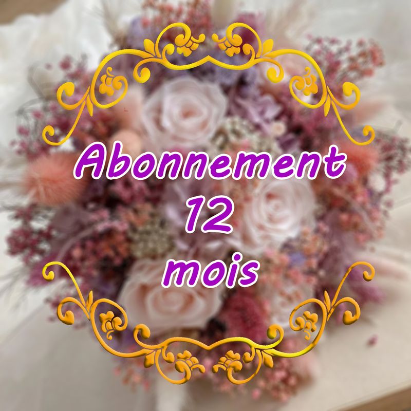 Abonnement de 12 mois