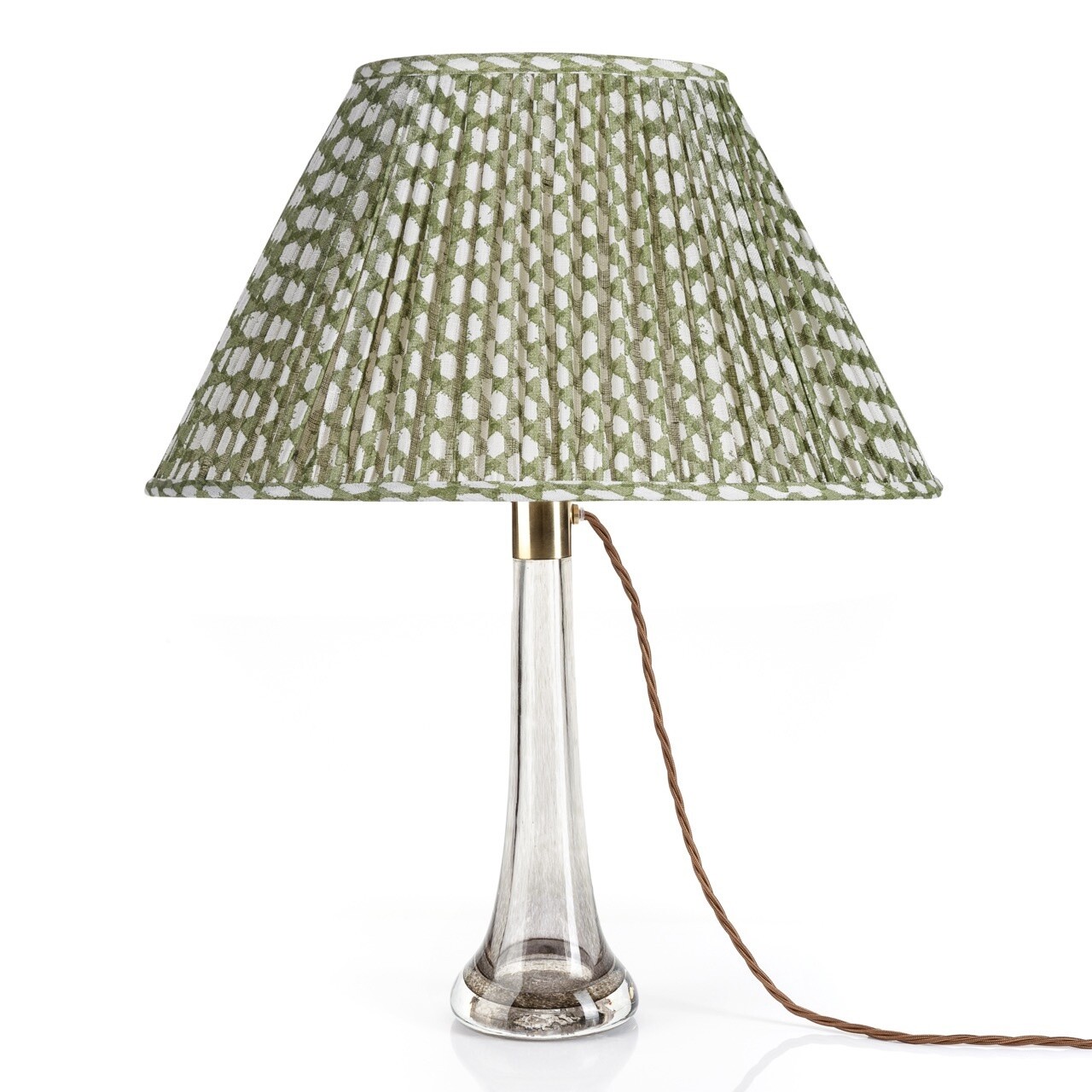 Green Wicker Oval