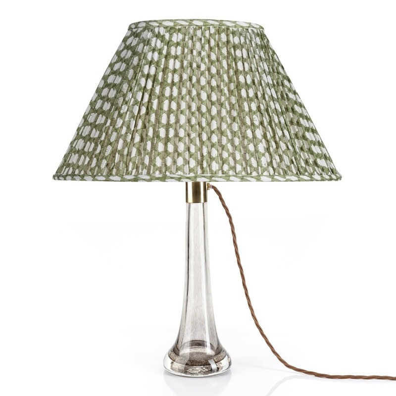 Green Wicker Oval
