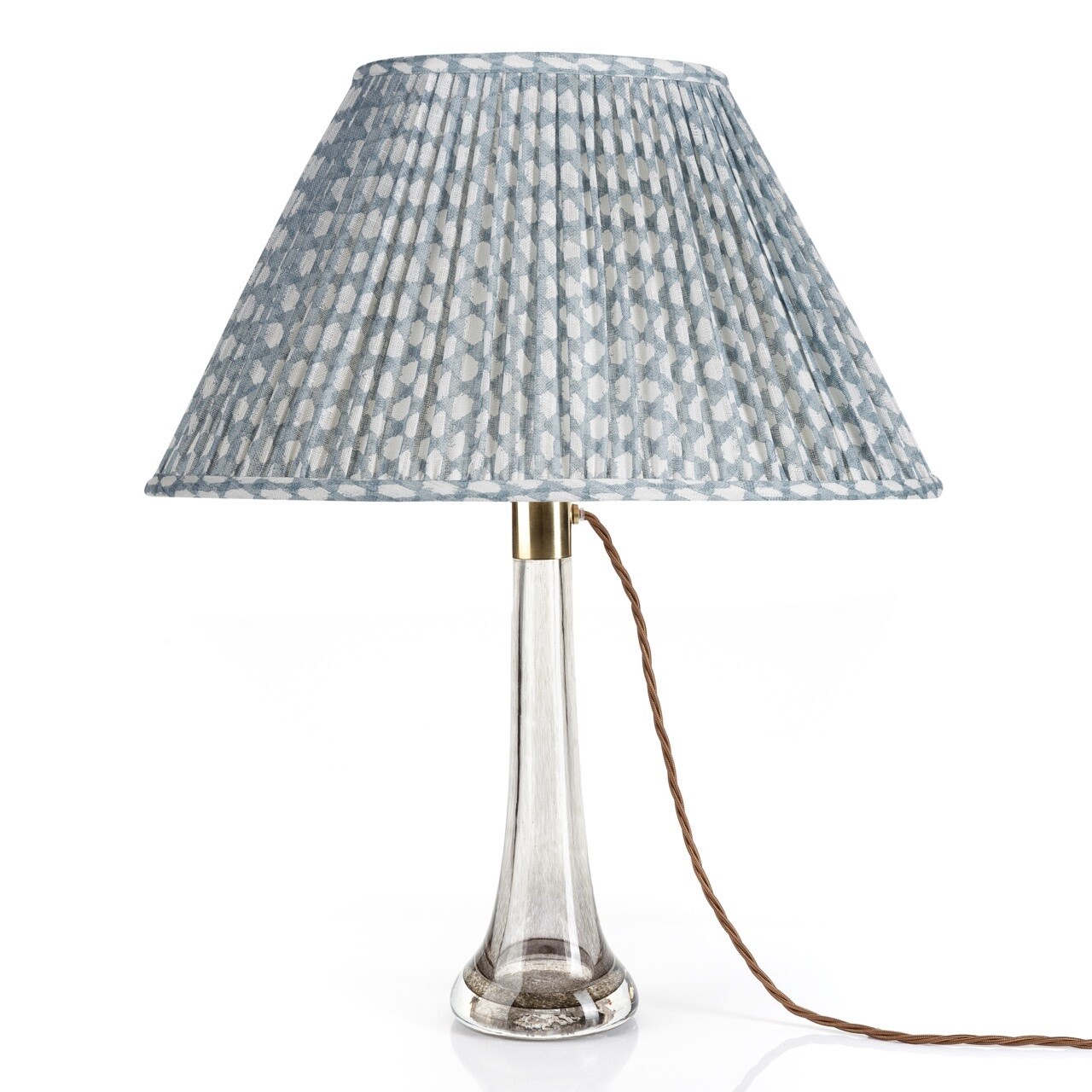 Light Blue Wicker Oval