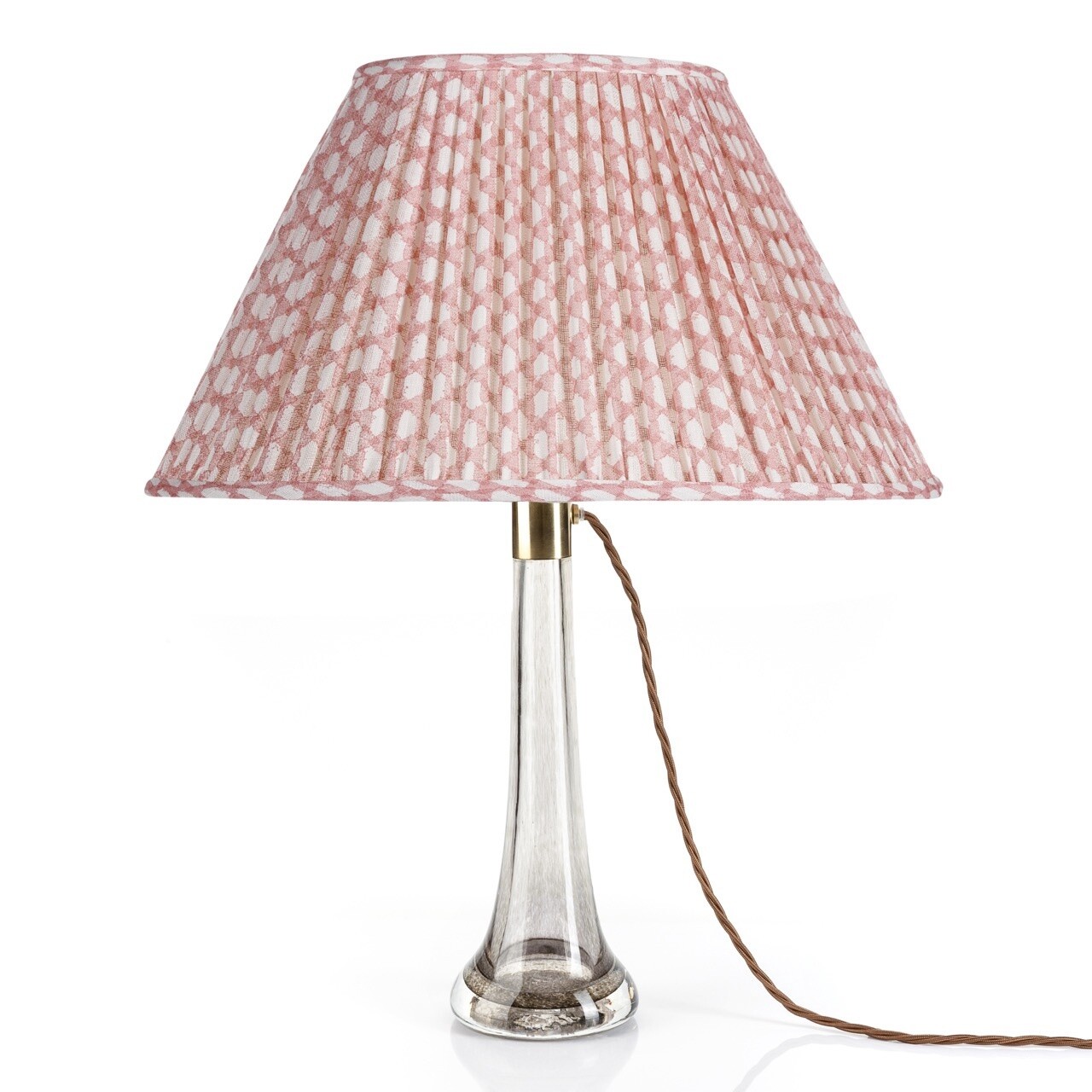 Pink Wicker Oval