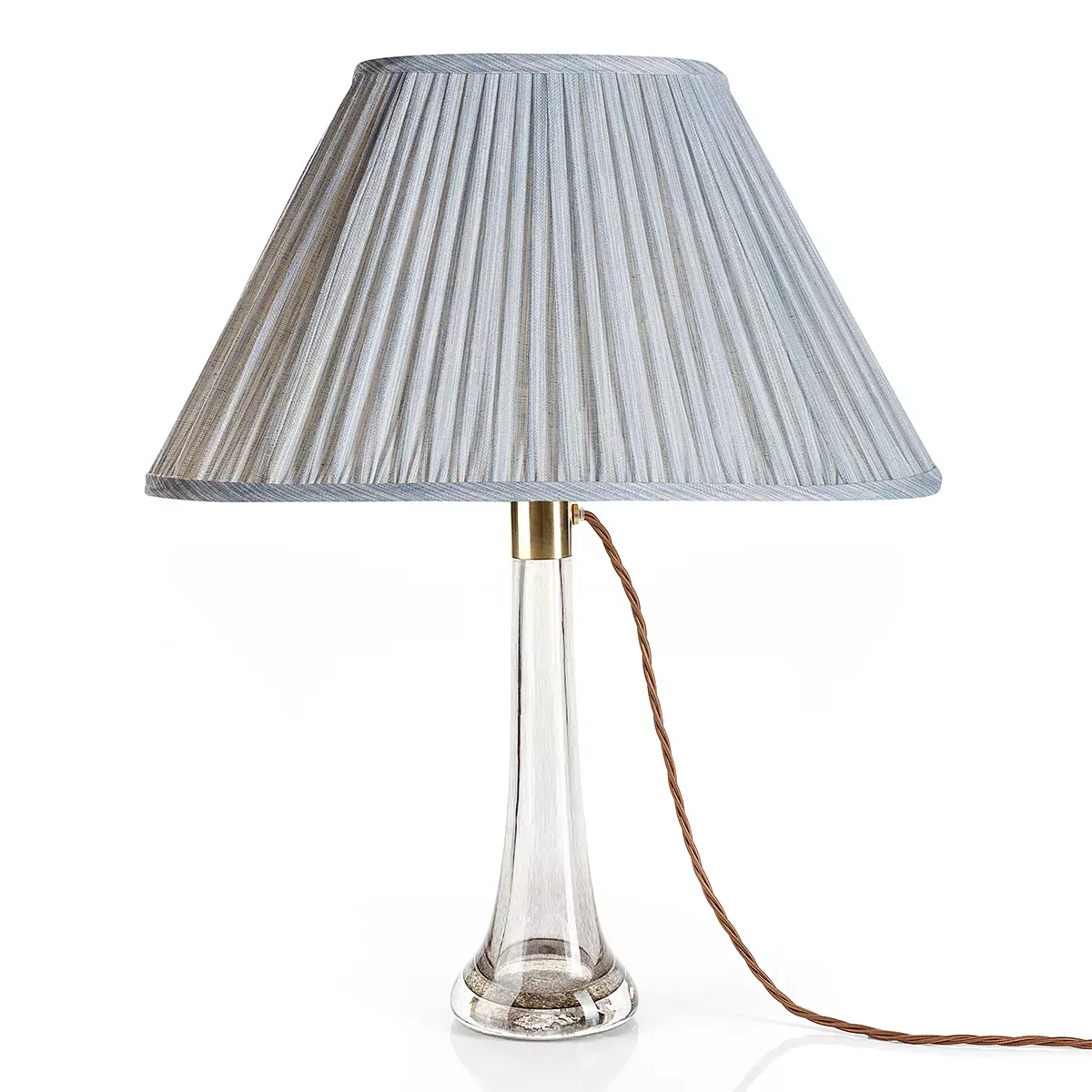 Light Blue Strie Oval