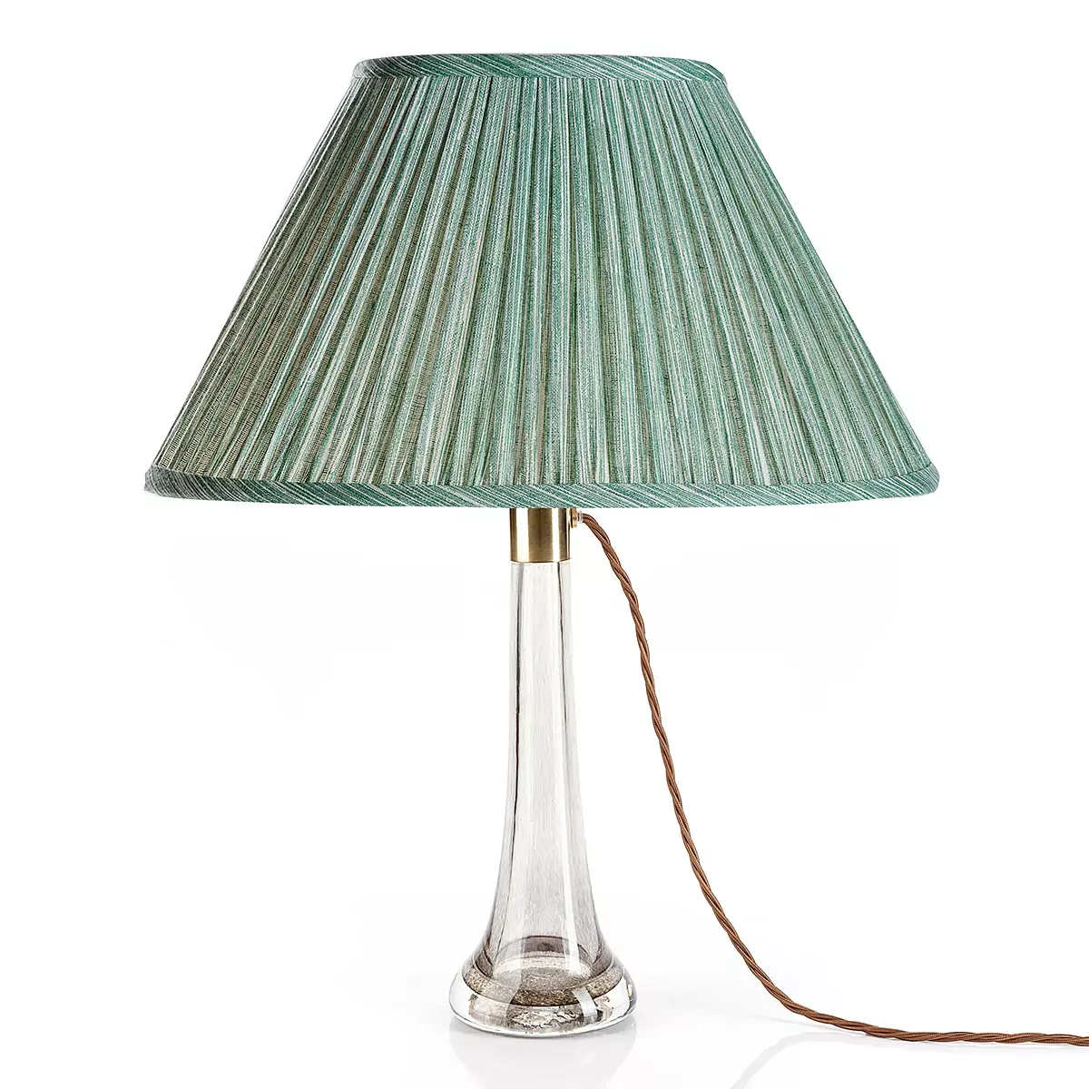 Green Strie Oval