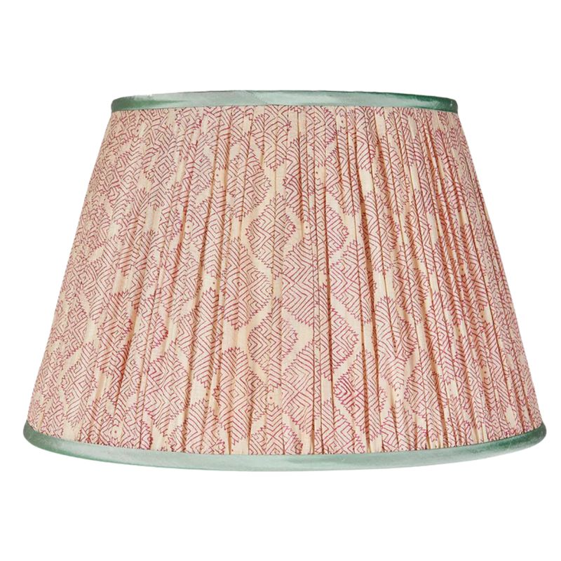 Pink Diamond Geometric Shade with Mint Trim