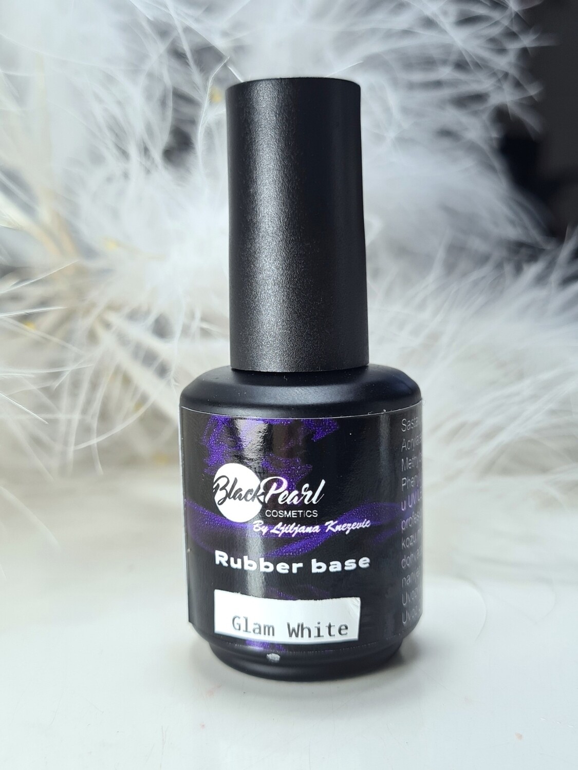 Hard Rubber Base Glam White 15ml za gellak