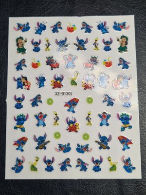 STITCH &amp; LILO - naljepnice  za nokte 1302