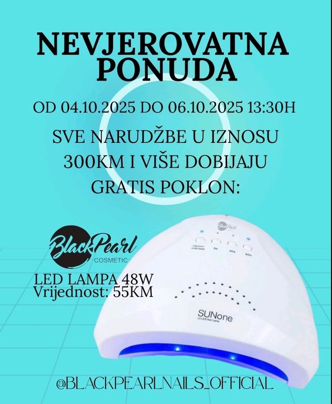 Poklon LED LAMPA od 04.10 do 06.10