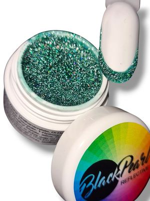Reflektivni glitter gel - ZELENI  5ml