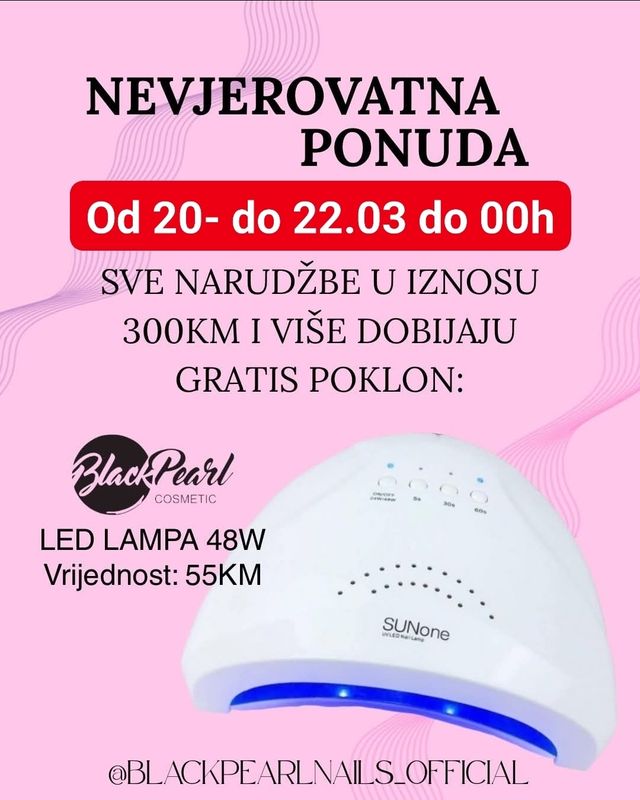 POKLON LED LAMPA uz narudzbe od 300KM 