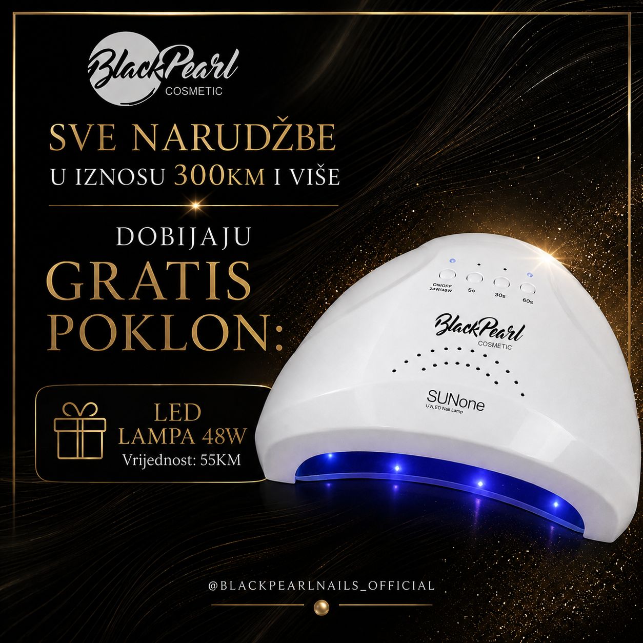 POKLON LED LAMPA uz narudzbe od 300KM 