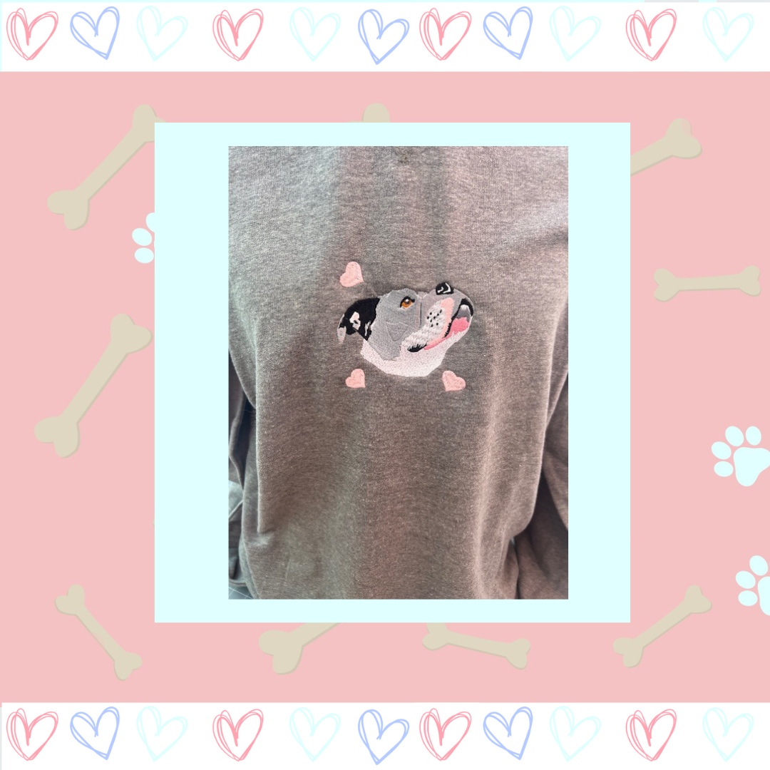 Staffie Design Sweatshirt
