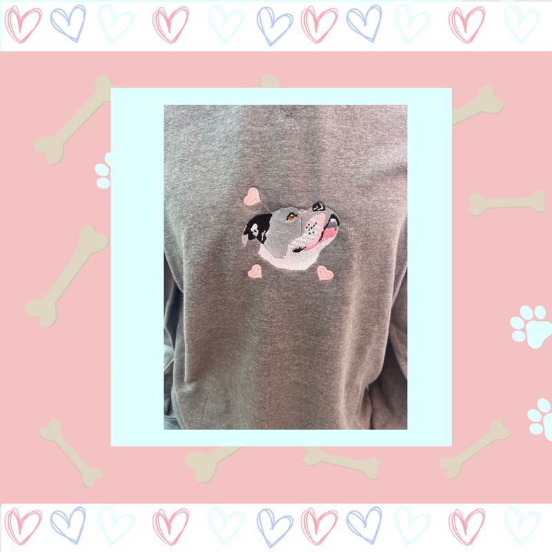 Staffie Design Sweatshirt