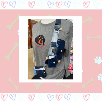 Dog Accessory Bag in Blue