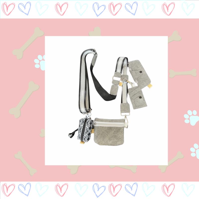 Dog Accessory Bag in Grey