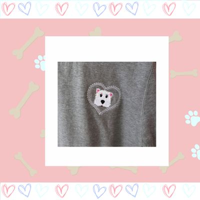 Westie Grey Sweatshirt