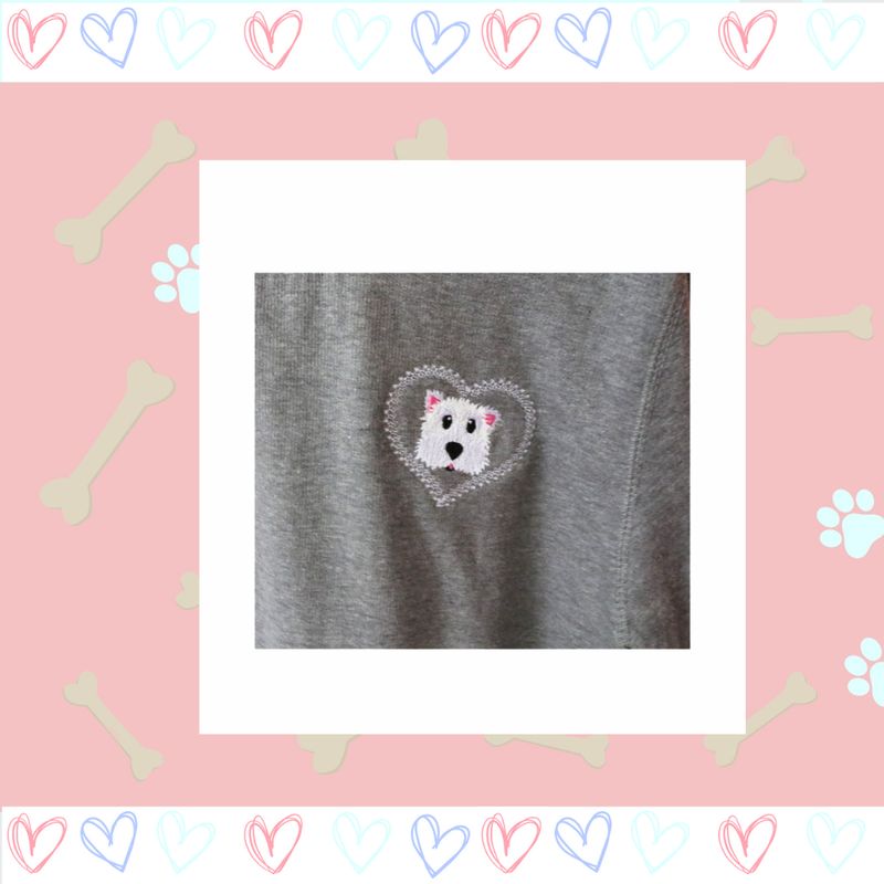 Westie Grey Sweatshirt