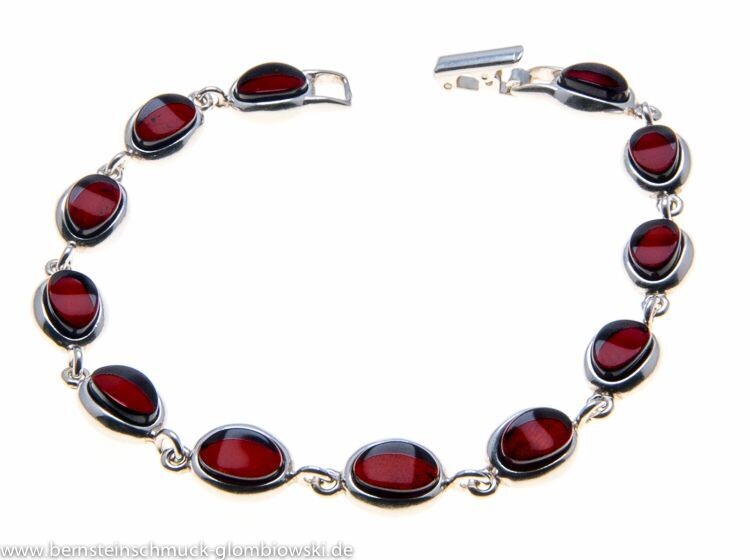 Bernstein Armband mit Silber 925 Bernstein Armband mit Silber 925