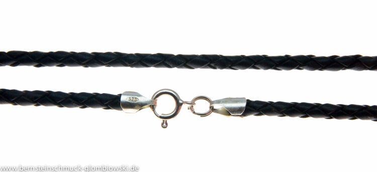 Lederband mit Silber 925.