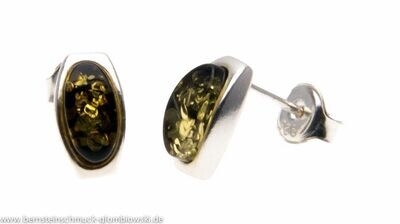 Bernstein Ohrringe Ohrstecker mit Silber 925. Bernstein Ohrringe Ohrstecker mit Silber 925.